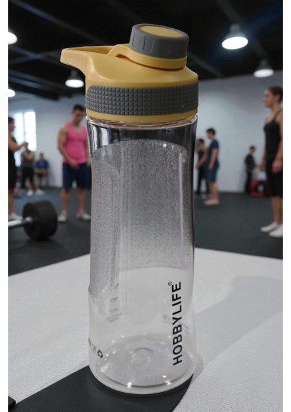 Şeffaf Spor Okul Ofis Su Matarası Suluk 730ML