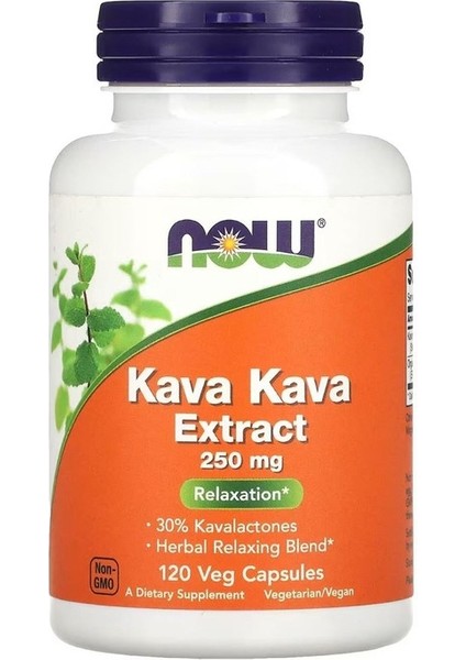 Kava Kava Extract 250 Mg 120 Veg Kapsül