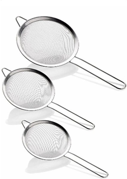 Büyük 3'lü Metal Süzgeç ROYALEKS-CLKN-1359