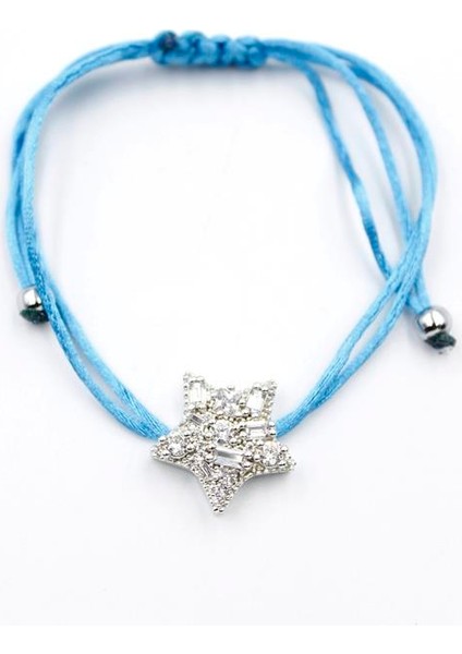 Yıldız Ip Bileklik - Turkuaz