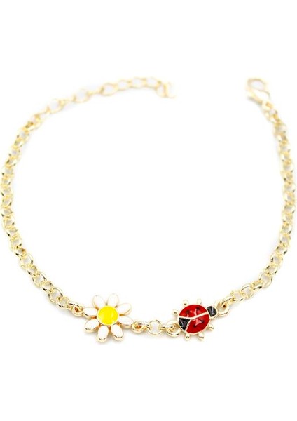 Papatya Bileklik - Altın