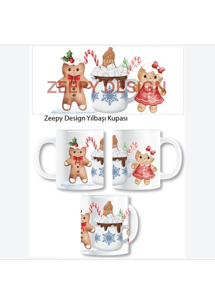 Tasarım Yılbaşına Özel Baskılı Kupalar