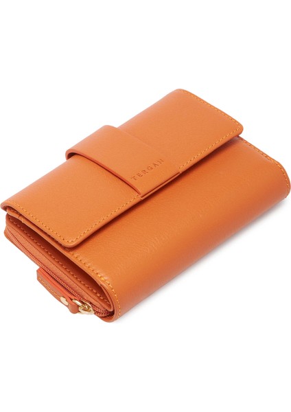 Turuncu Hakiki Deri Kadın Cüzdan - S1CB00005813-H67 fiyatları