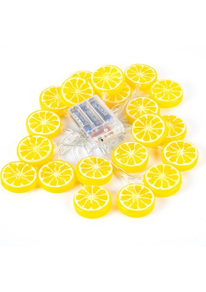 2 Metre 10 LED Limon Işık - Pilli, 2 Kademeli ve Dekoratif Yaz Temalı LED Zincir modelleri