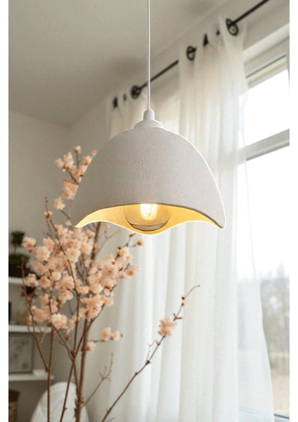 Modern Şapka Form Beton Sarkıt Avize Iç Mekân Dekoratif Aydınlatma Mutfak Salon fiyatları