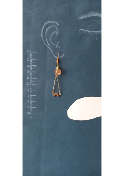 Akik Taşlı Sallantılı Küpe fiyatları