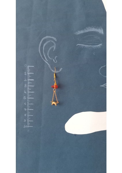 Akik Taşlı Sallantılı Küpe fiyatları