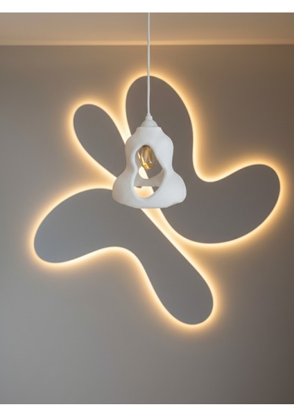 Rustik Iskandinav Serisi Beton Görünümlü Tekli Avize Sarkıt Çevre Dostu Avize Salon Mutfak fırsatları