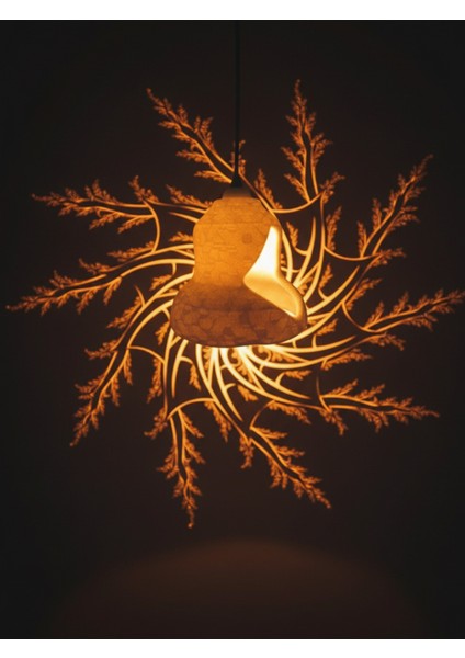 Rustik Iskandinav Serisi Beton Görünümlü Tekli Avize Sarkıt Çevre Dostu Avize Salon Mutfak