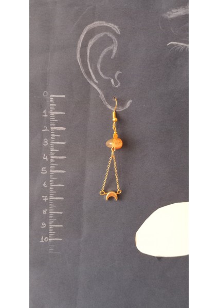 Akik Taşlı Sallantılı Küpe fiyatları