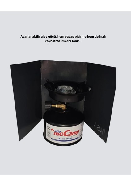 Bfs Kompakt Kamp Ocağı Seti Gaz Tüplü Ayarlanabilir Alevli 400G Hafif Tasarım fırsatları