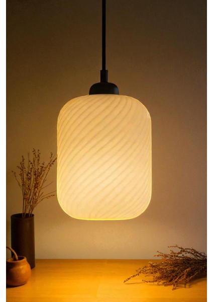 Spiral Dekoratif Avize Modern Tasarım Ev Ofis Mutfak Veranda Için Çap 20 cm fiyatları