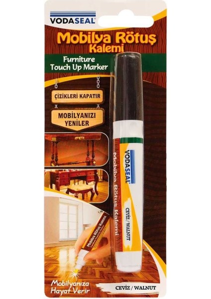 Vodaseal Mobilya Rötuş Kalemi Tekli Ceviz