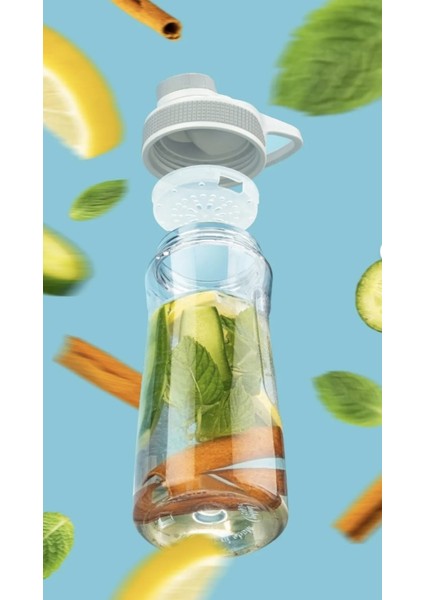 Şeffaf Spor Okul Ofis Su Matarası Suluk 730ML modelleri