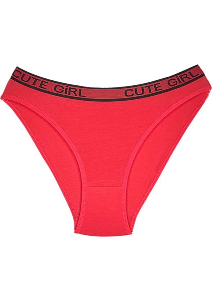 10 Adet Beli Yazılı Pamuklu Kalın Lastik Kadın Slip Külot fırsatları