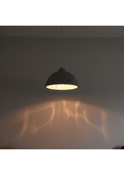 Bohem Mozaik Beton Tekli Beyaz Avize Modern Tavan Avizesi Salon Avizesi Mutfak Avizesi Şık Işık fiyatları