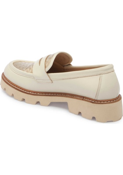 Bej Hakiki Deri Kadın Makosen - K25I1AY68101-A25