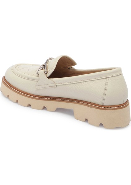 Bej Hakiki Deri Kadın Makosen - K25I1AY68100-B19