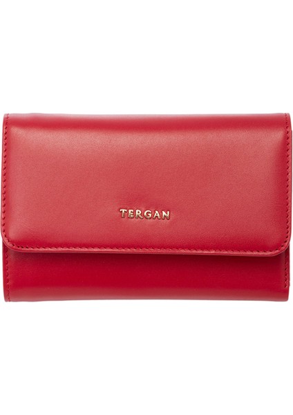 Kırmızı Hakiki Deri Kadın Cüzdan - S1CB00005730-H4B