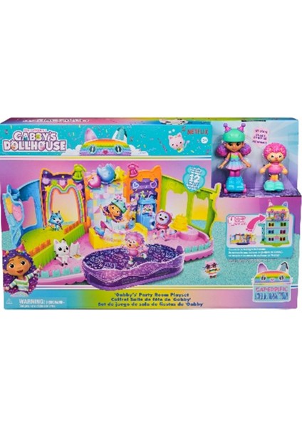 Gabby Dollhouse Parti Salonu Oyun Seti 6069755 fırsatları