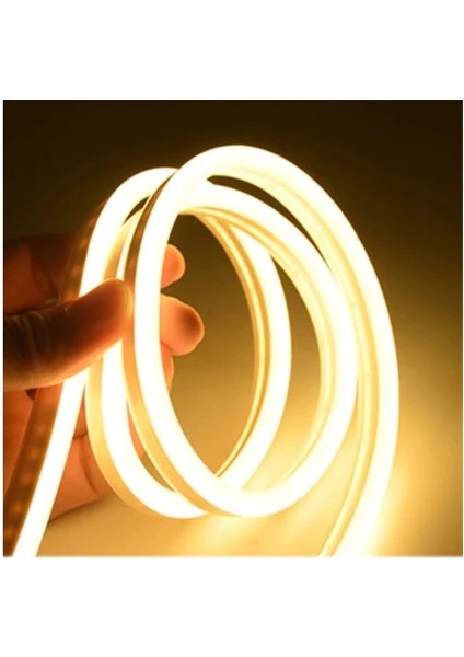 Neon 3200K Gün Işığı Hortum LED 12V ( 5 Metre ) Dış Mekan