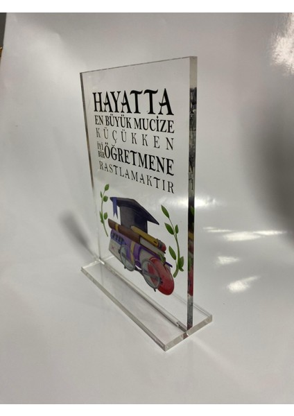 Öğretmenler Günü Hediyesi Öğretmene Hediye Pleksi modelleri