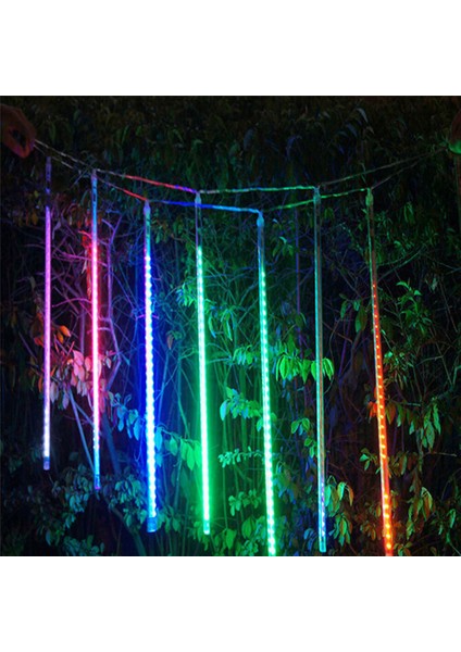 3.2 Metre Meteor LED Rgb Işık - Çok Renkli Kayan Efektli Parti ve Dekoratif LED modelleri