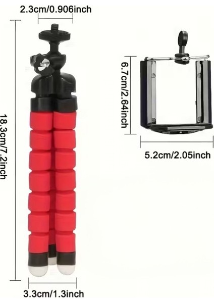 Süngerli Mini Tripod Telefon Tutucu - Esnek Ahtapot Masaüstü Stand fiyatları