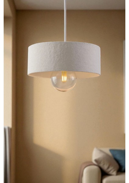 Oval Beton Avize Modern Dekoratif Aydınlatma 20 cm E27 Duy Salon Yatak Odası Mutfak Iç Mekan indirimleri