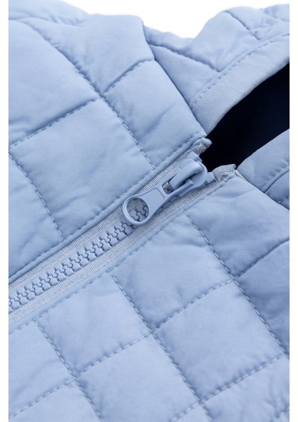 Kapüşonlu Su Itici Yelek - Mavi modelleri