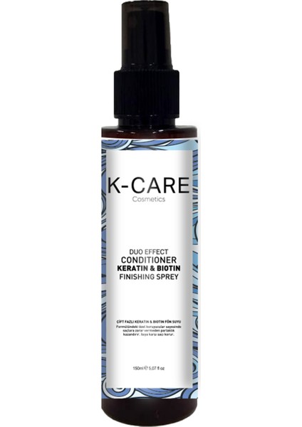 K K-Care Cosmetics Keratin Biotin Kolay Tarama Saç Şekillendirici Sprey 150 ml