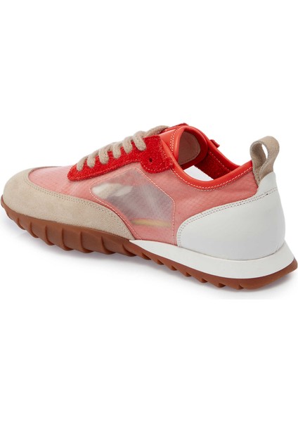 Pembe Hakiki Süet Deri Kadın Sneaker - K25I1AY68117-U8P