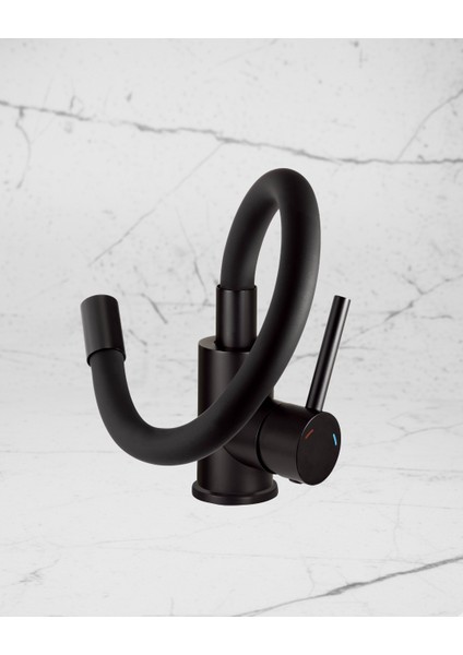 Luno BOC_B720 Siyah Mutfak Evye Bataryası | Esnek Silikon Başlık, , 360° Dönebilir,Seramik Kartuş, Kolay Montaj, ,Sessiz kullanım, Su Tasarrufu fırsatları