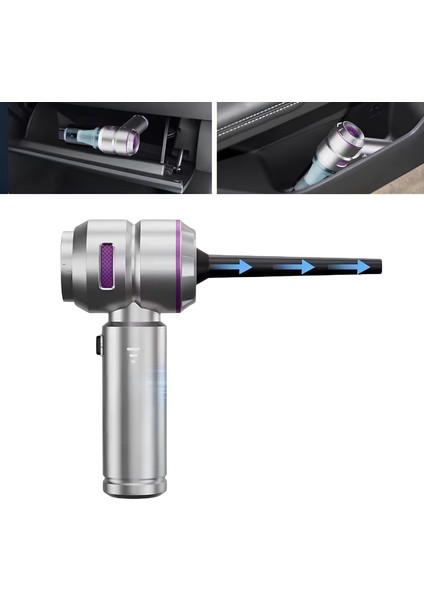 9 Farklı Uçlu Kablosuz Şarjlı Araç Içi Süpürge – Wireless Destekli, Güçlü Emiş, Taşınabilir Pratik Araç Temizleyici indirimleri