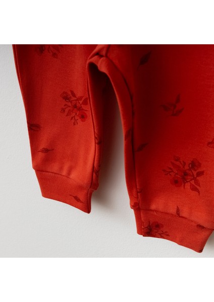 Tavşan Baskılı Organik 3’lü Takım - Kiremit modelleri