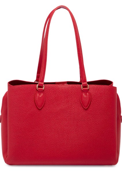 Kırmızı Deri Kadın Omuz Çantası - S25Y1BC80279-B68