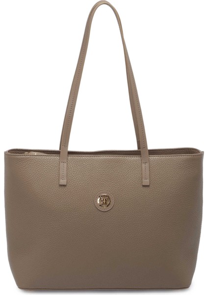 Bej Deri Kadın Omuz Çantası - S25Y1BC78868-S95 indirimleri