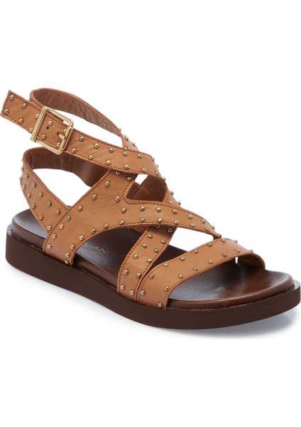 Taba Hakiki Deri Kadın Sandalet - K25Y1SN68114-A29