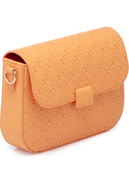 Turuncu Print Kadın Omuz Çantası - S25Y1PR09172-V3F