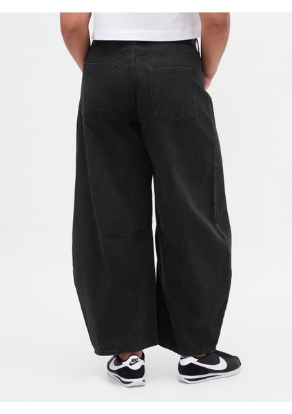 Kadın Siyah High Rise Ultrasoft Horseshoe Jean Pantolon modelleri