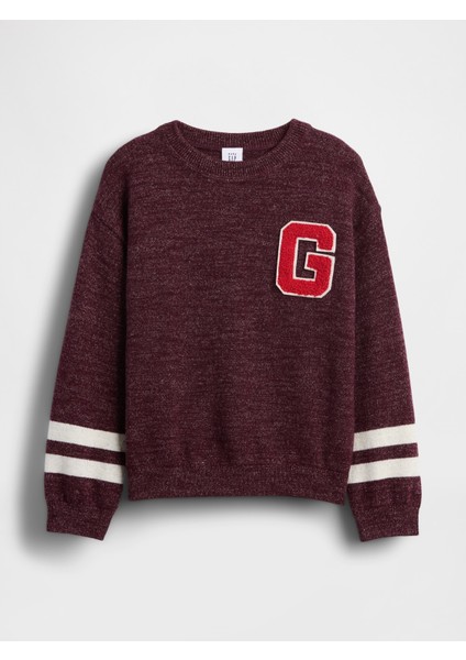 Erkek Bebek Bordo Bisiklet Yaka Kazak