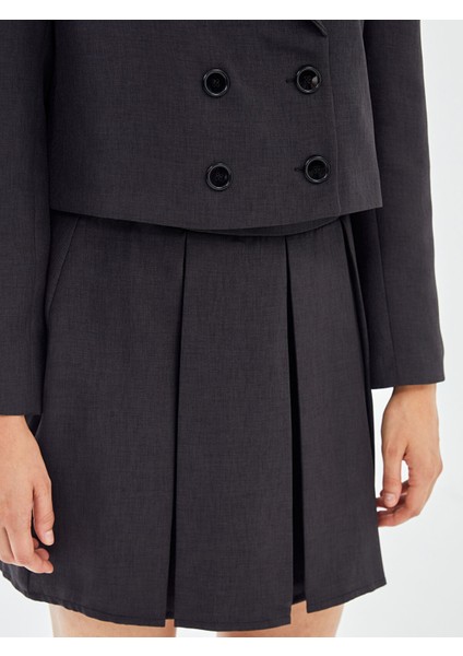 Yeni Sezon Beli Fermuarlı Kadın Pileli Etek modelleri