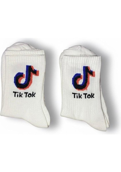 Kolej Çorap Unisex Desenli 2,li Paket