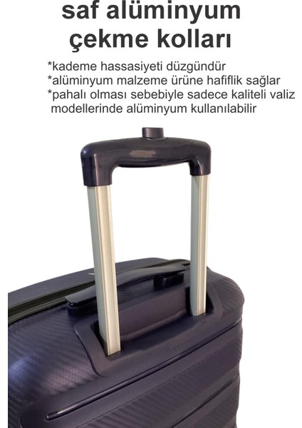 Alfa ☆☆☆☆☆ 5 Yıldız Esnek Kauçuk Kırılmaz Büyük Boy Valiz 75 cm fırsatları