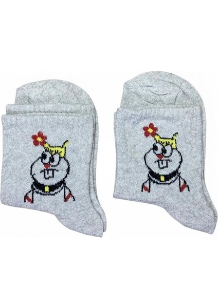 Kolej Çorap Unisex Desenli 2,li Paket