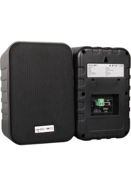Magicvoice F-LHY4A 4" (10 Cm) Hat Trafolu Duvar Tipi Sütun Hoparlör (10W Rms / 150W Peak - Mp3 USB