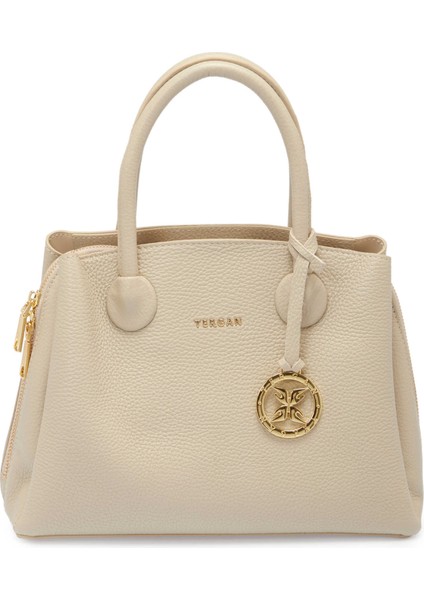 Bej Deri Kadın El Çantası - S25K1BC80441-B19 indirimleri