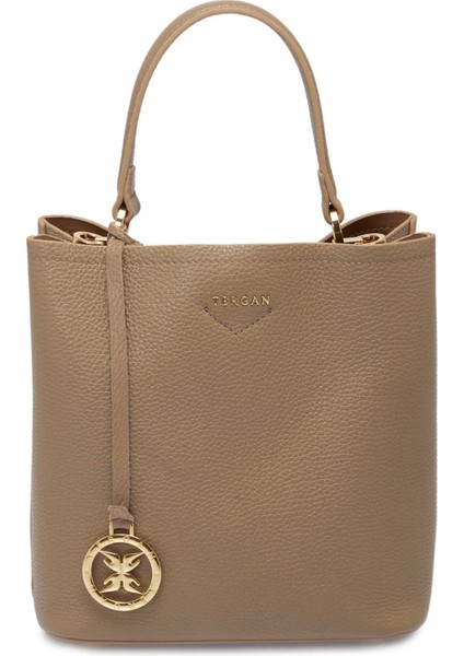 Bej Hakiki Deri Kadın Omuz Çantası - S25Y1BC80443-S95 indirimleri