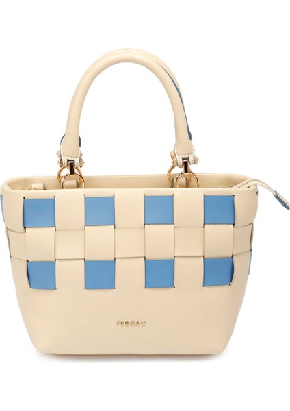 Krem Hakiki Deri Kadın El Çantası - S25Y1BC80408-V4I indirimleri