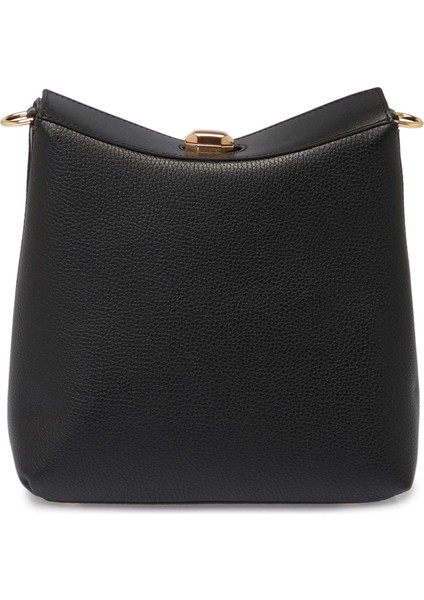 Siyah Hakiki Deri Kadın El Çantası - S25Y1BC80407-D3H